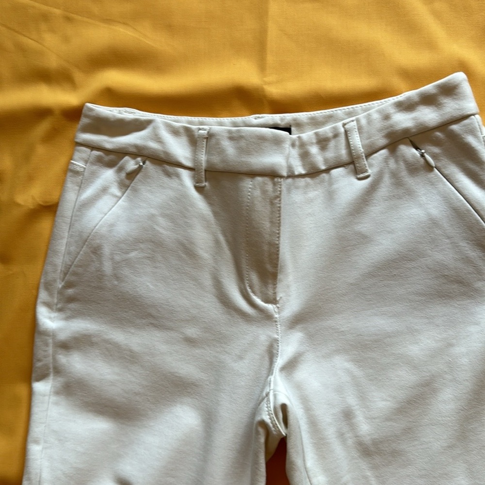 White House, black market, eggshell color leggings - Picture 2 of 7